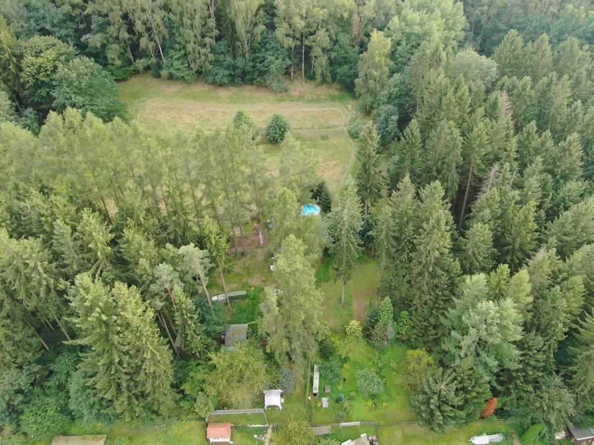 Ferienwohnung Am Wald ゼーブニッツ エクステリア 写真